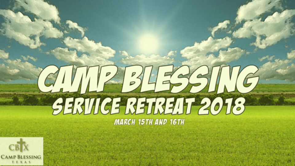 Camp Blessing Service Retreat The Church at Cross Lake